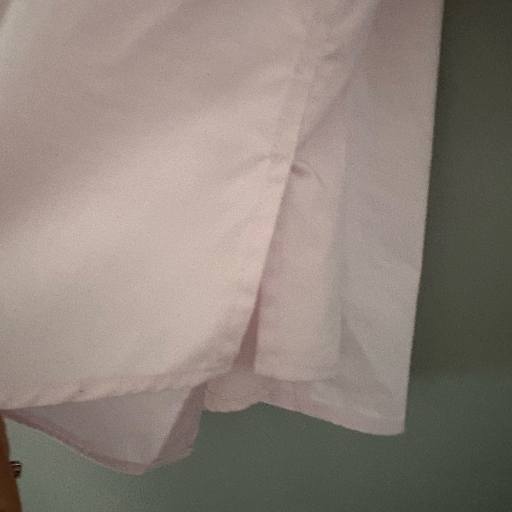 Foxcroft Light Pink Cotton Button-Down Shirt Large - Picture 8 of 9